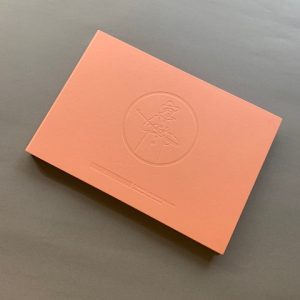 LIBERTY BOOK<br>salmon pink paper