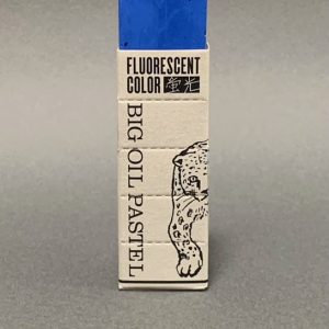 BIG OIL PASTEL<br>Fluorescent blue